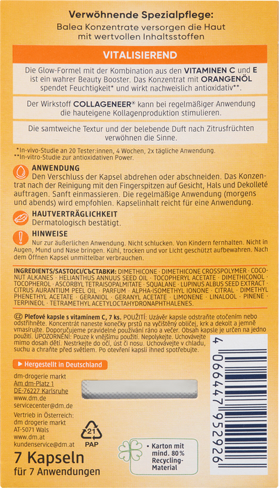 Концентрат за лице Vitamin C, 7 бр
