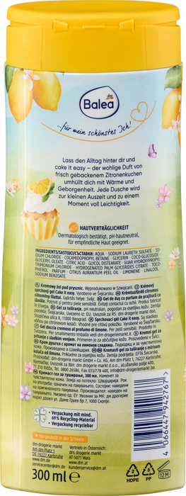 Крем душ гел Лимонов сладкиш, 300 ml