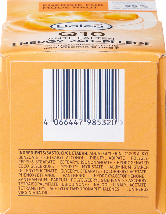 Крем против бръчки Q10 Energy 24h, 50 ml