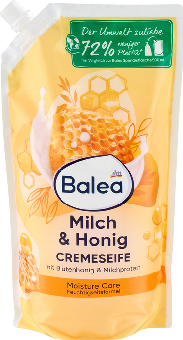Крем сапун Мляко и мед, пълнител, 850 ml