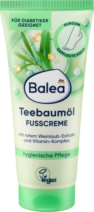 Крем за крака с масло от чаено дърво, 100 ml