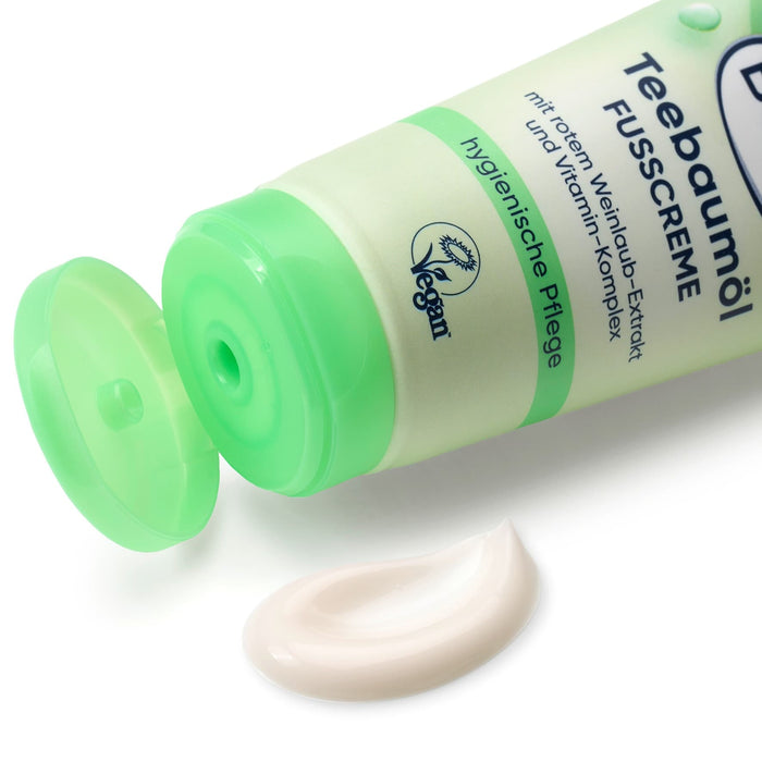 Крем за крака с масло от чаено дърво, 100 ml