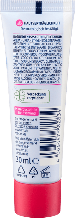 Крем за ръце Urea в удобен размер, 30 ml