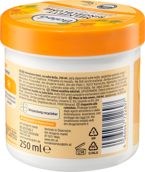Крем за тяло с екстракт от невен, 250 ml