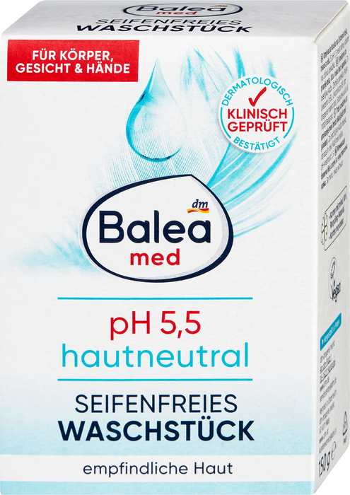 Измиващо блокче без сапун за чувствителна кожа, 150 g