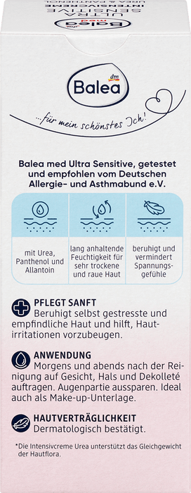 Крем за лице Ultra Sensitive Urea, 50 ml