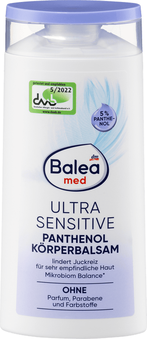 Лосион за тяло Ultra Sensitive с пантенол, 250 ml