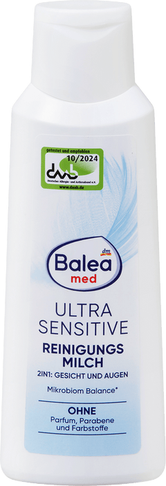 Почистващо мляко за лице Ultra Sensitive, 200 ml