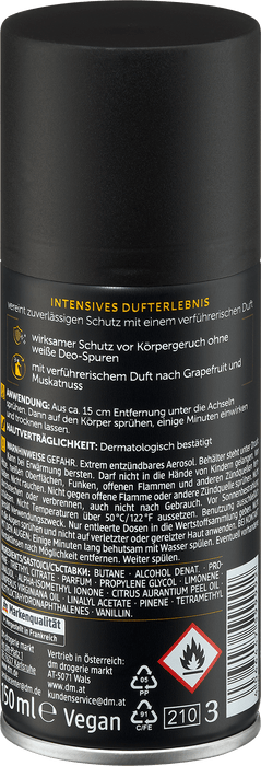 Дезодорант спрей за тяло Golden Intense, 150 ml