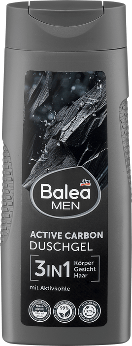 Душ гел 3в1 Active Carbon, 300 ml