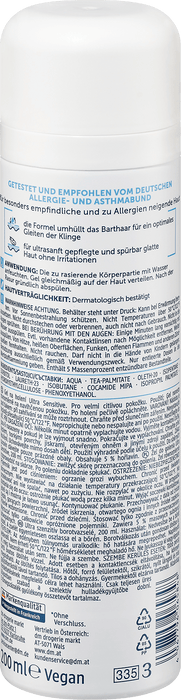 Гел за бръснене Ultra Sensitive, 200 ml