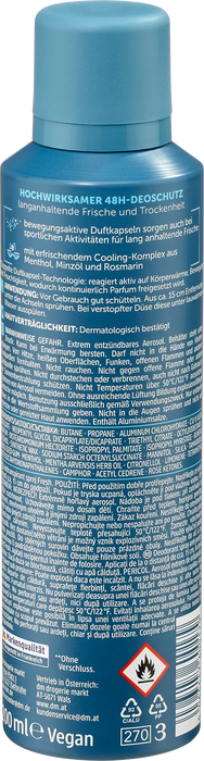 Спрей дезодорант против изпотяване Fresh, 200 ml