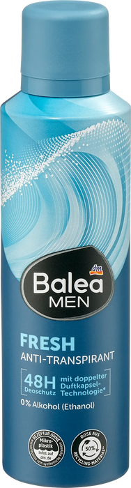Спрей дезодорант против изпотяване Fresh, 200 ml