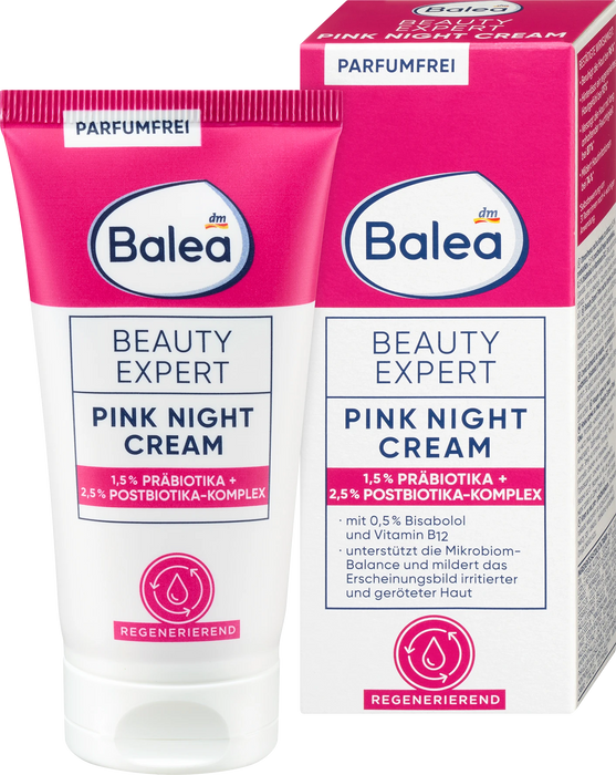 Нощен крем Beauty Expert Pink Night, 50 ml