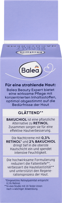 Нощен крем Beauty Expert с ретинол и бакучиол, 30 ml