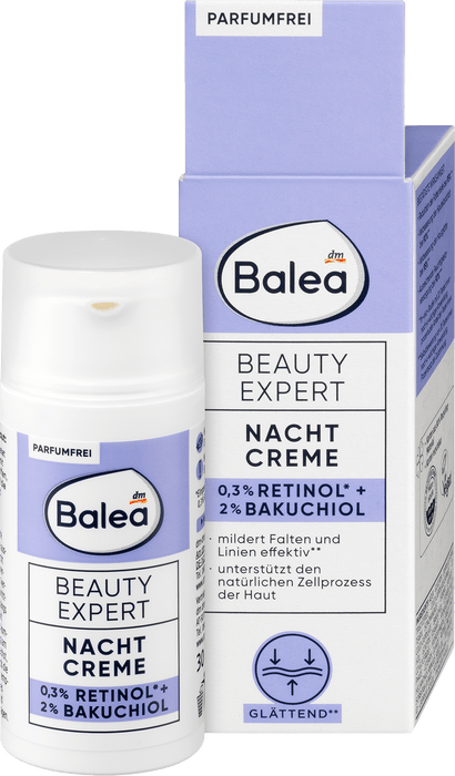 Нощен крем Beauty Expert с ретинол и бакучиол, 30 ml