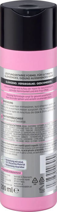 Балсам за коса Glow & Shine, 200 ml