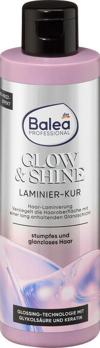 Ламинираща маска за коса Glow & Shine, 200 ml