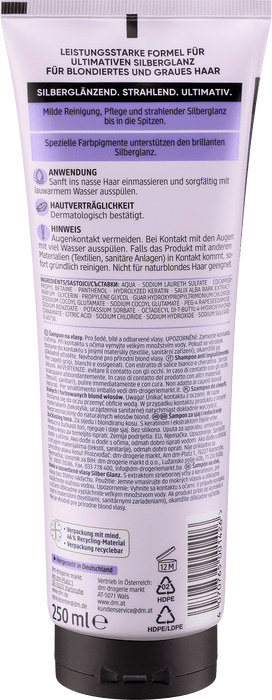 Шампоан Сребрист блясък, 250 ml