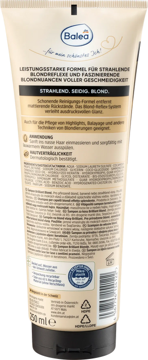 Шампоан за коса Brilliant Blond, 250 ml