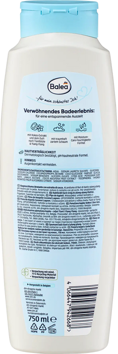 Пяна за вана Coconut Lagoon, 750 ml