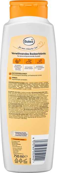 Пяна за вана Мляко & Мед, 750 ml