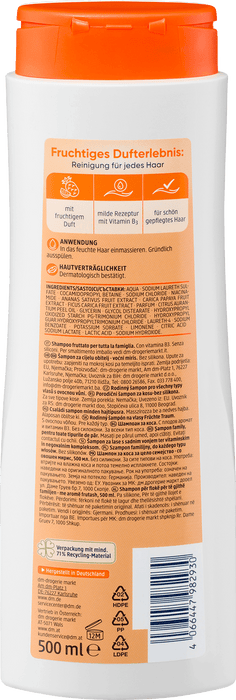 Шампоан Family с плодов аромат, 500 ml