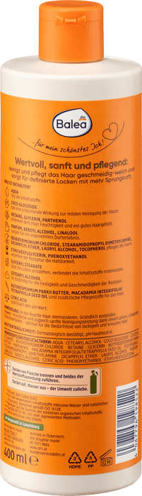 Шампоан за къдрава коса natural beauty, 400 ml