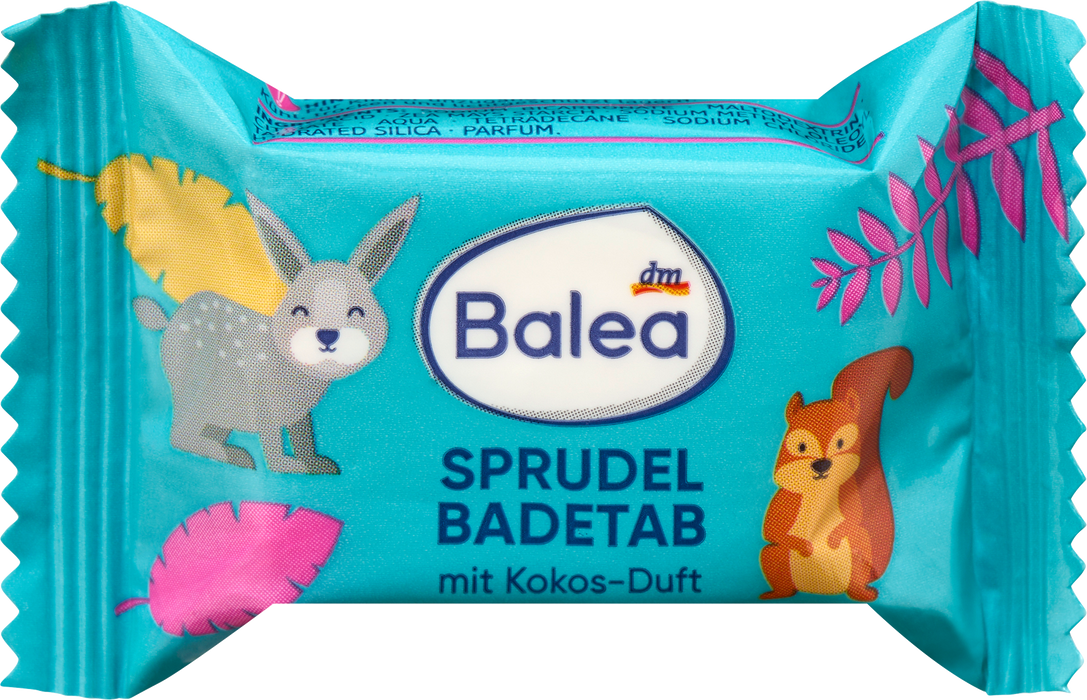Таблетка за вана, различни цветове/мотиви, 18 g