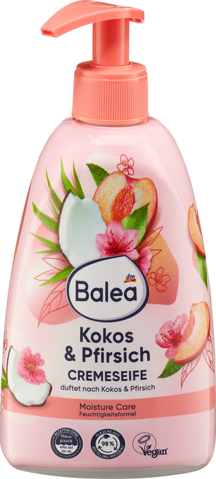 Течен сапун за ръце Кокос и праскова, 500 ml