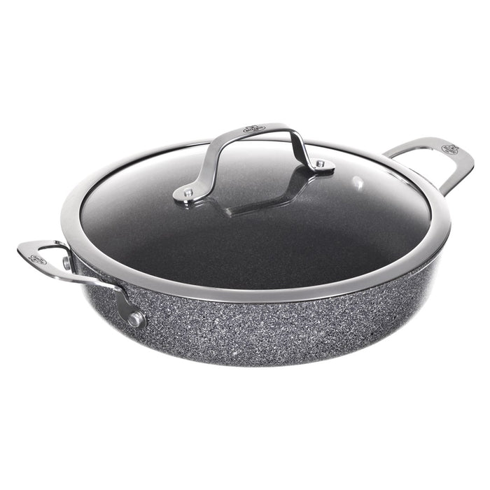 Тиган Ballarini Salina Granitium, Дълбок с 2 дръжки, Гранит, 28 см 75002-810-0