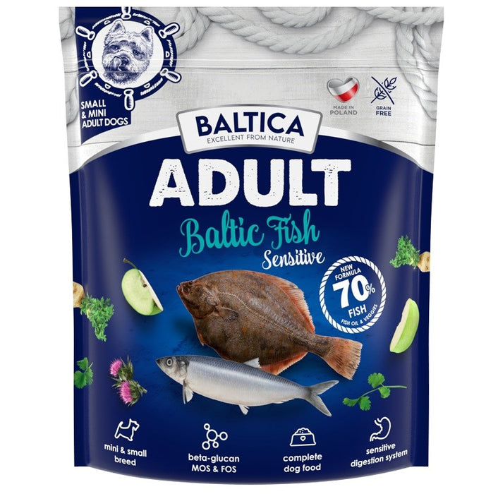 BALTICA Excellent Sensitive Baltic Fish Mono - суха храна за кучета с малки породи - 1 кг