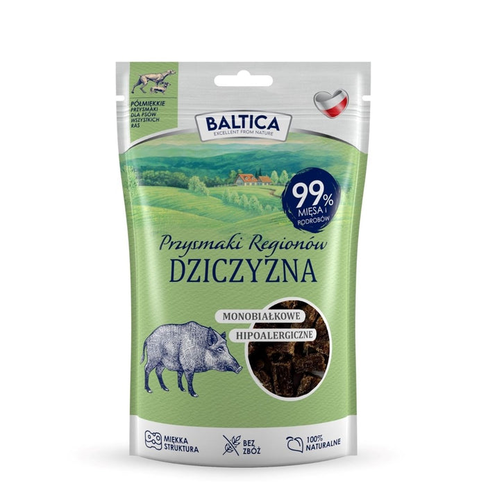 BALTICA Przysmaki regionów Monoprotein Venison - лакомство за кучета - 80 g