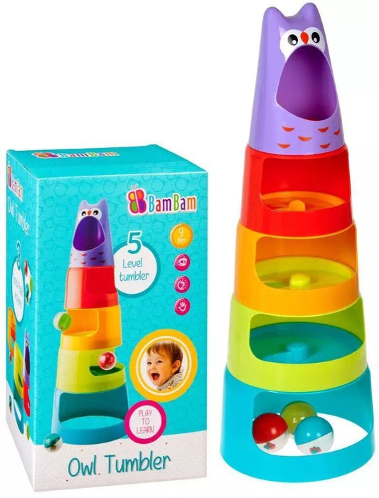 Играчка за сортиране Bam Bam - Чаши, Бухал