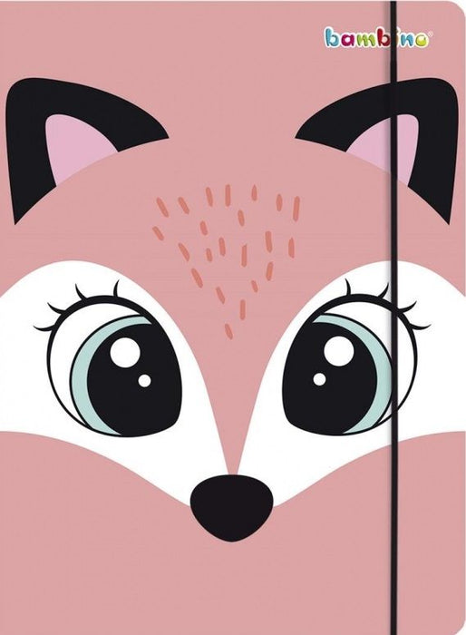 Папка с ластик Bambino Premium Fox - A4