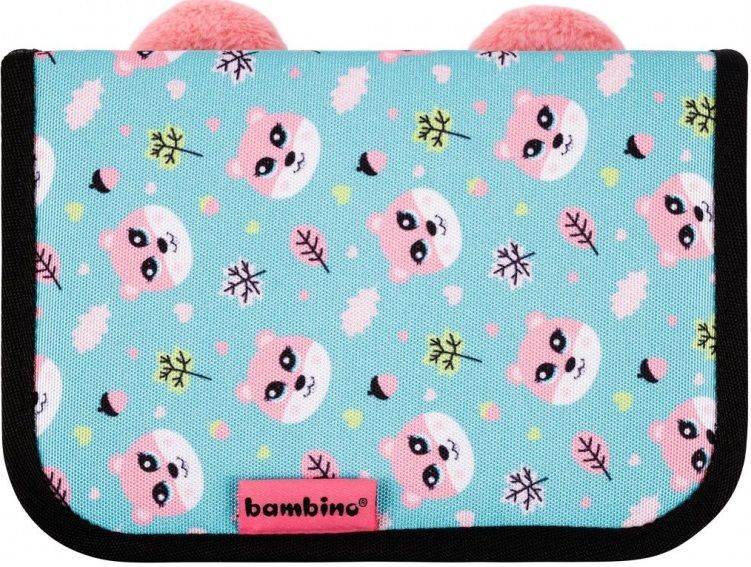 Ученически несесер Bambino Premium Squirrel - 1 отделение с 2 крила