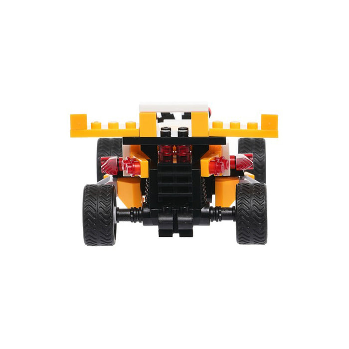 BANBAO СЪСТЕЗАТЕЛНА КОЛА F1 ЖЪЛТА, 132 ЧАСТИ