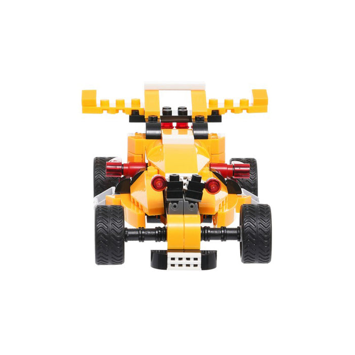 BANBAO СЪСТЕЗАТЕЛНА КОЛА F1 ЖЪЛТА, 132 ЧАСТИ