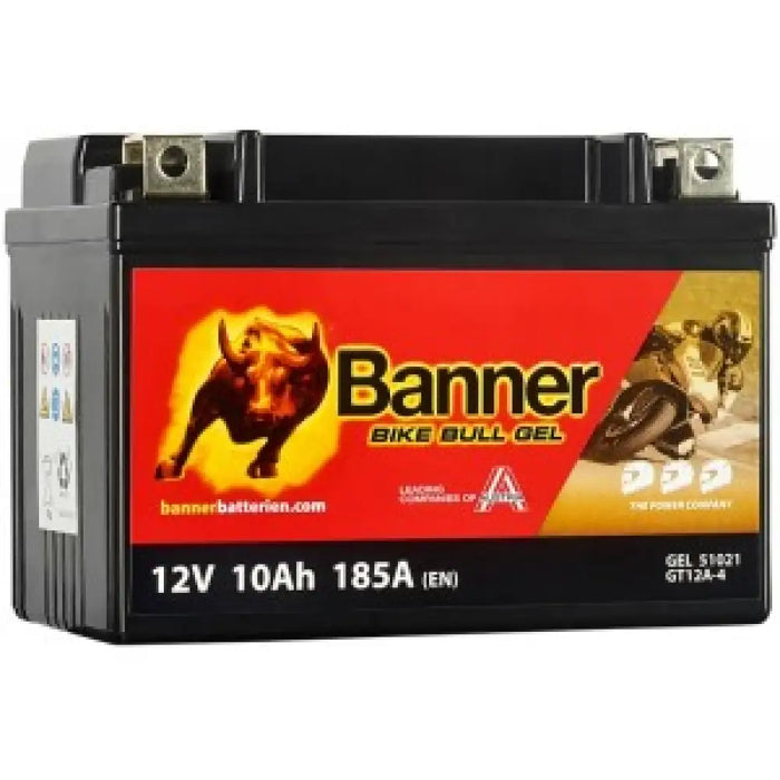 BANNER BIKE BULL GEL GT12A-4 10AH 185A L+