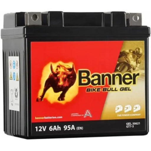 BANNER BIKE BULL GEL GT7-3 6AH 95A R+