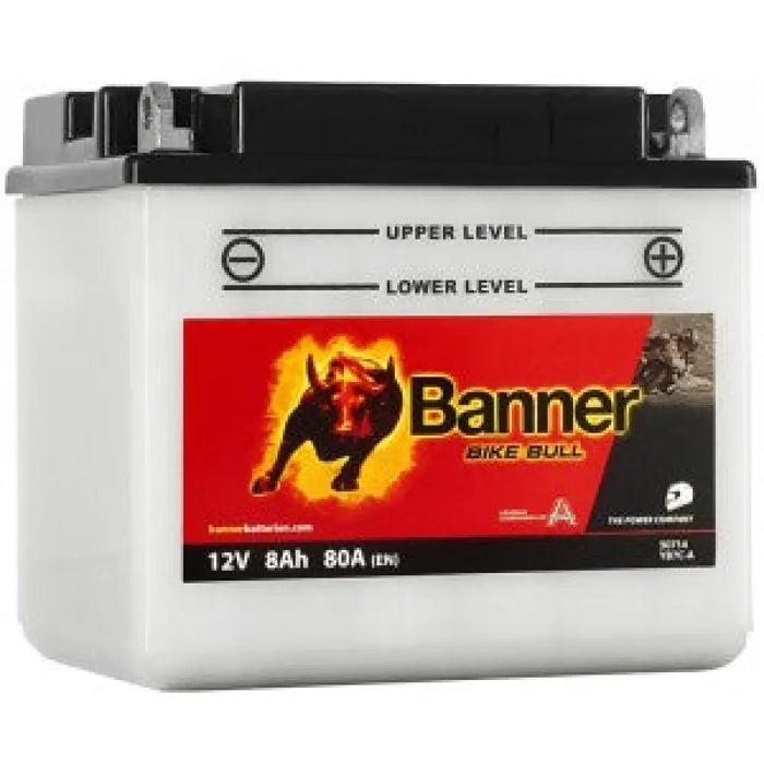 BANNER BIKE BULL YB7C-A 8AH 80A R+