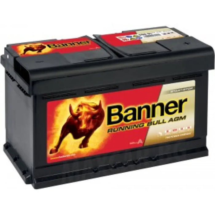 BANNER RUNNING BULL AGM 80AH 800A R+