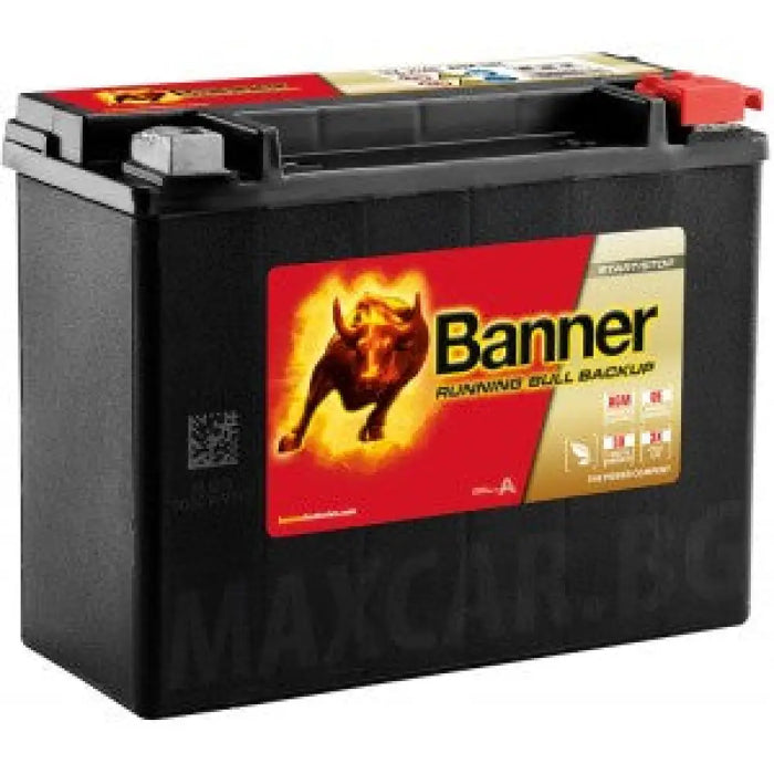 BANNER RUNNING BULL AGM BACKUP 20AH 300A R+