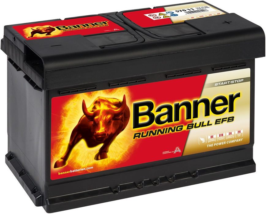 BANNER RUNNING BULL EFB 70AH 660A R+
