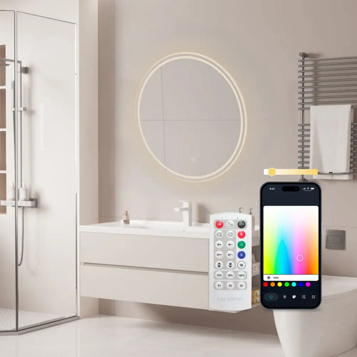 Баня огледало с LED светлина KSIX Oasis E 36 W 1000 Lm