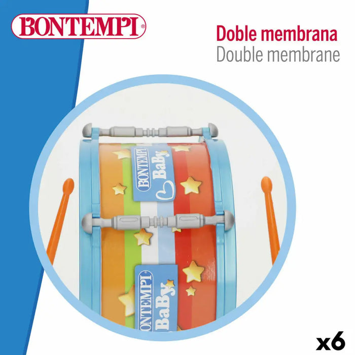 Барабан Bontempi 24 x 13 x 24 cm (6 броя)