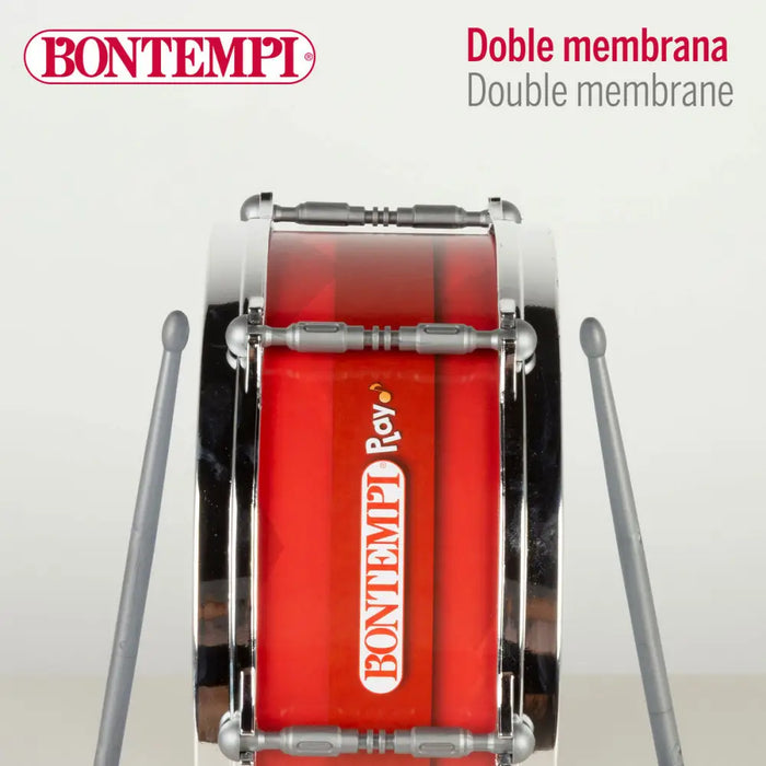 Барабан Bontempi Пластмаса 31 x 15 x 31 cm Червен (4 броя)