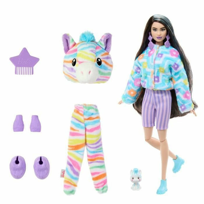 Кукла Бебе с Аксесоари Barbie Zebra Doll Colorful Dream