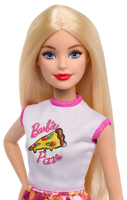 Игрален комплект Barbie - Пицария, с кукла и 25 аксесоара