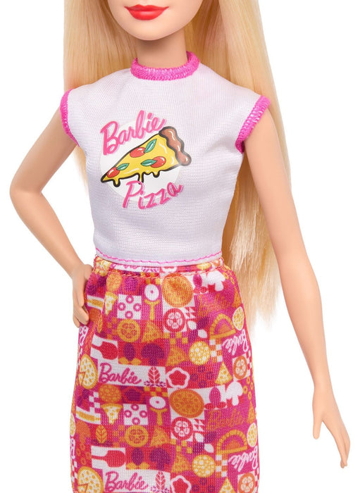 Игрален комплект Barbie - Пицария, с кукла и 25 аксесоара